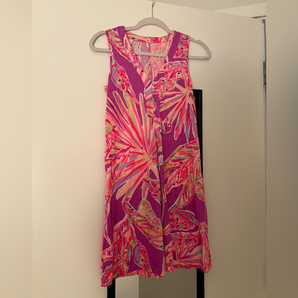 Lilly Pulitzer Amina Swing Dress in Amethyst Sunseekers